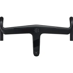 Manubrio integrato Black Inc Carbon 420mm Piega Aero - Nero