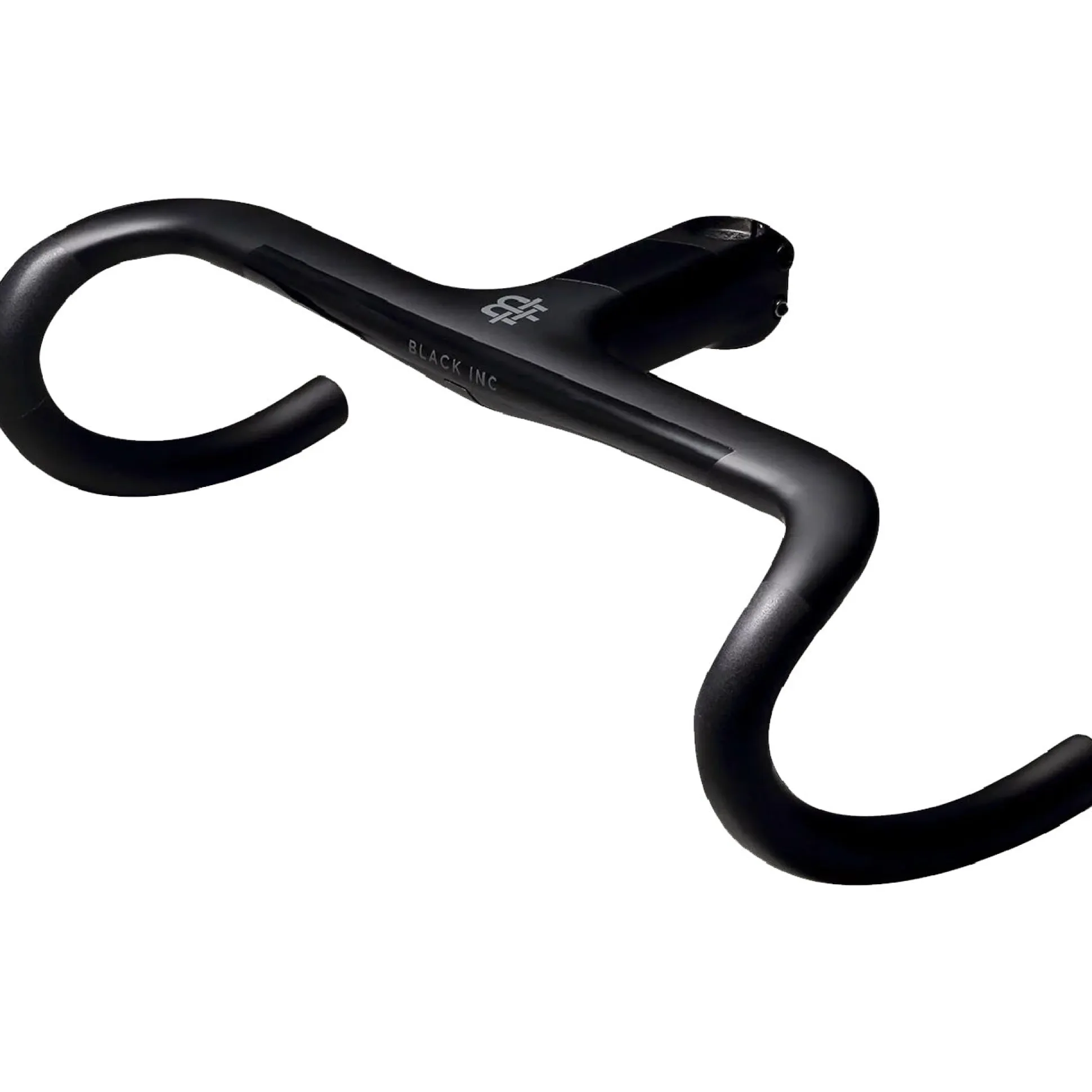 Manubrio integrato Black Inc Carbon 420mm - Nero