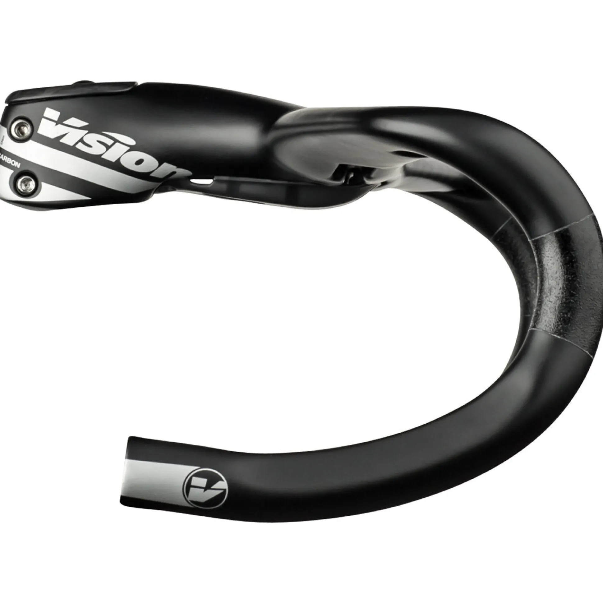 Manubrio integrato Vision Metron 5D 420 mm - Nero grigio