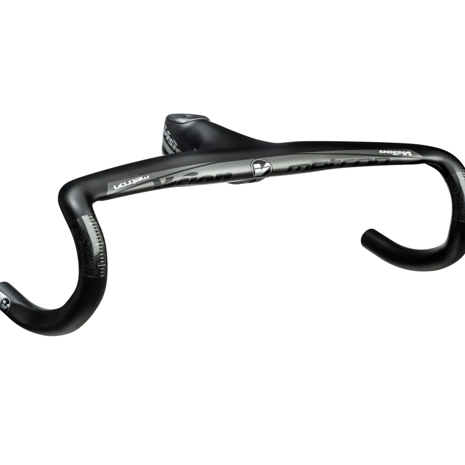 Manubrio integrato Vision Metron 5D 420 mm - Nero grigio
