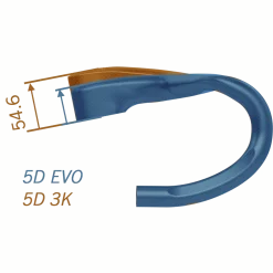 Manubrio integrato Vision Metron 5D ACR EVO 380 mm B4 - Nero