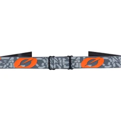 Maschera MTB O'neal B-20 Strain Arancio - Grigio