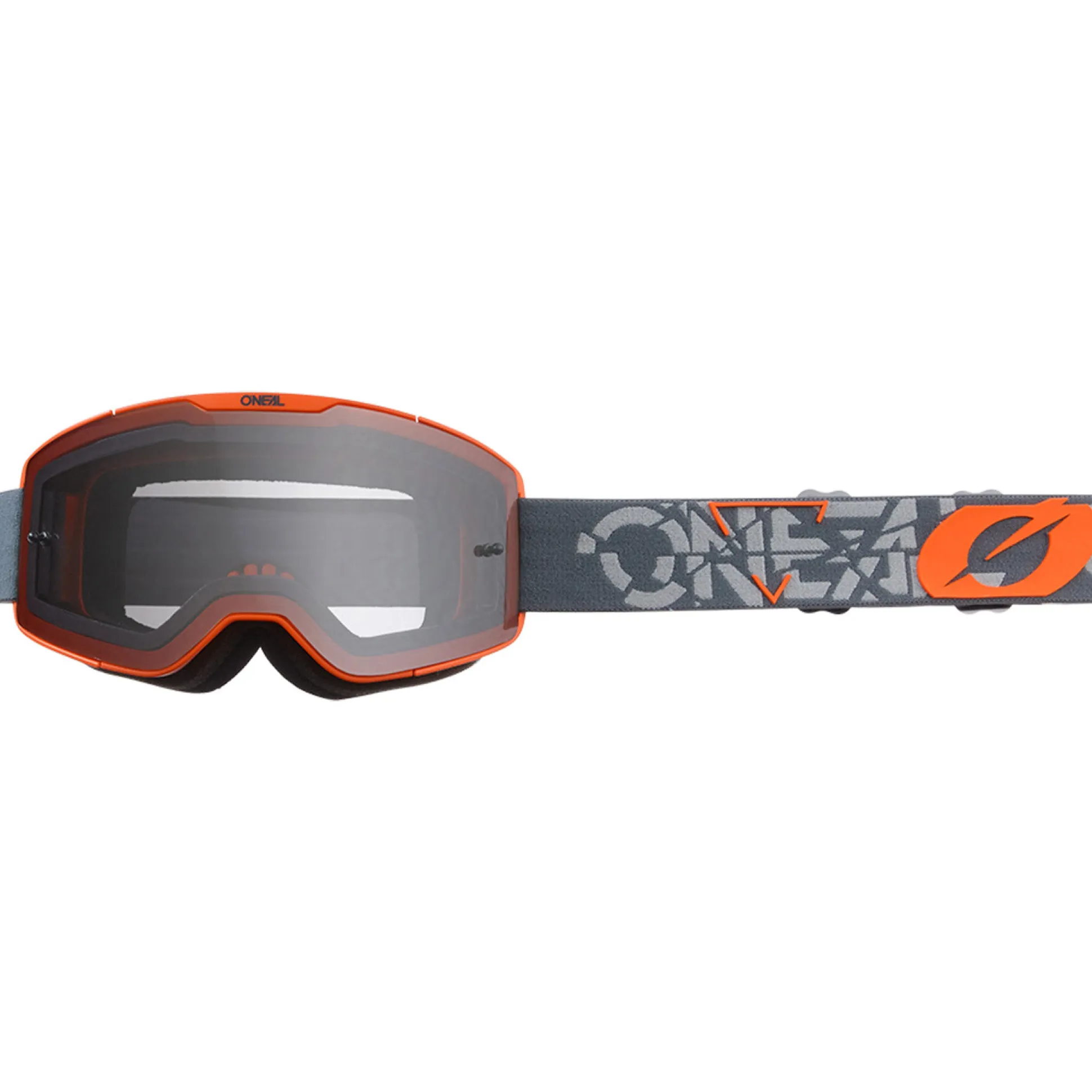Maschera MTB O'neal B-20 Strain Arancio - Grigio