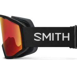 Maschera Smith Loam MTB - Black Red Mirror
