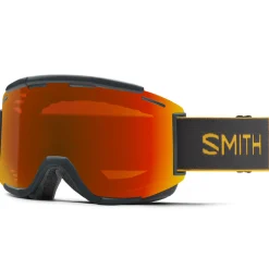 Maschera Smith Squad MTB - Slate ChromaPop Red