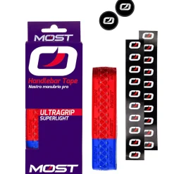 Nastro Manubrio MOST Ultragrip Superlight PT - Rosso Blu