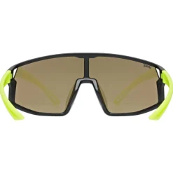 Occhiali Bambino Uvex Skyryse - Black yellow Mirror yellow