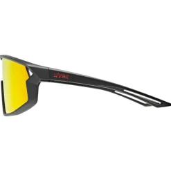 Occhiali Bambino Uvex Skyryse - Black matt Mirror Red