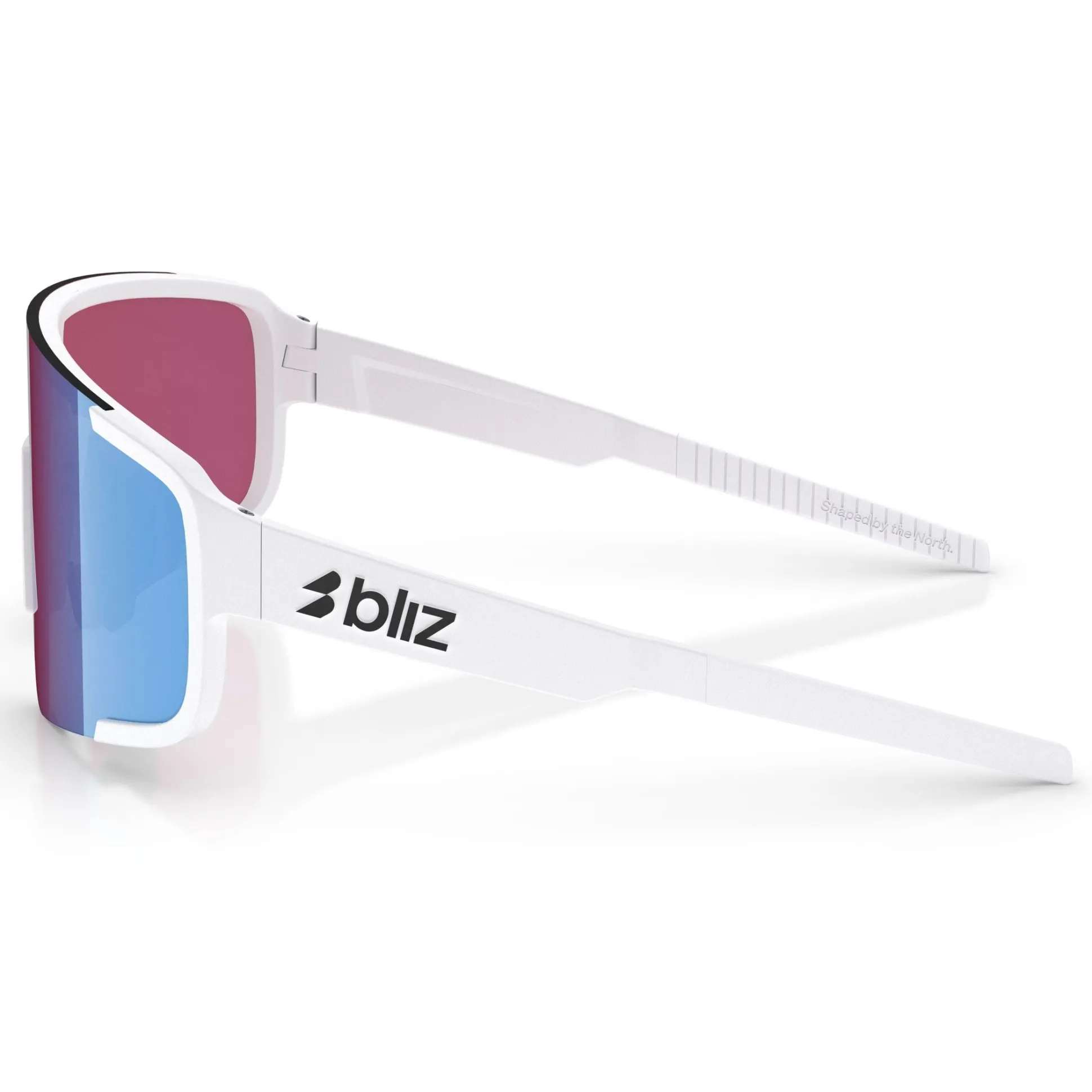 Occhiali Bliz P003 - Matte White Rose-Violet Mirror