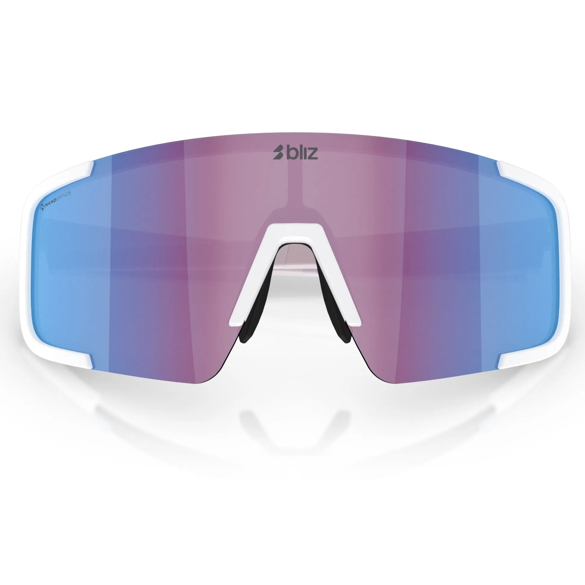 Occhiali Bliz P003 - Matte White Rose-Violet Mirror