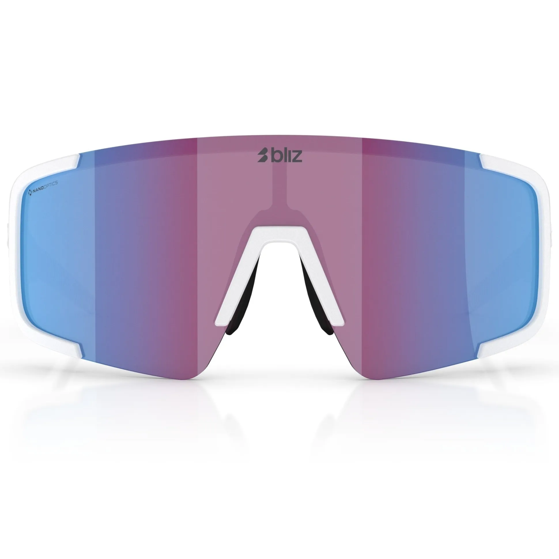 Occhiali Bliz P003 - Matte White Rose-Violet Mirror