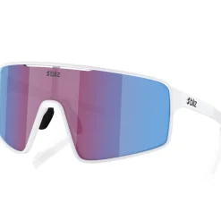 Occhiali Bliz P001 - Matt White Rose-Violet Mirror Blue