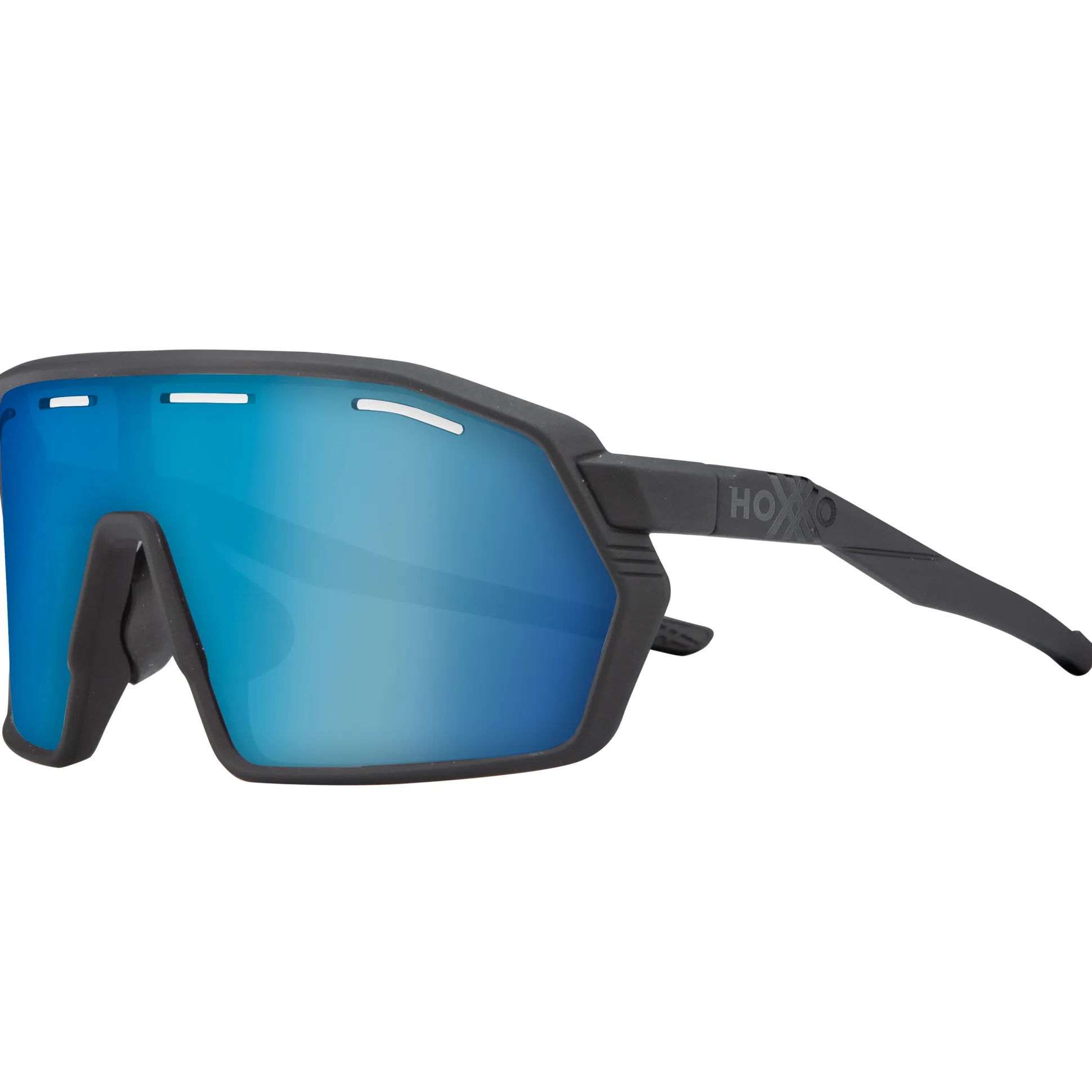 Occhiali Hoxxo Tephra Air lente blu - Nero opaco