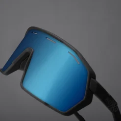 Occhiali Hoxxo Tephra Air lente blu - Nero opaco