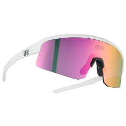 Occhiali Neon Viper Teenager - White matt mirror violet