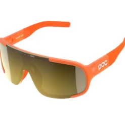 Occhiali Poc Aspire Mid - Fluo Orange Translucent Clarity Road Partly Sunny Gold