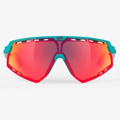 Occhiali Rudy Project Defender - Emerald White Matte Multilaser Red