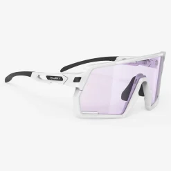Occhiali Rudy Project Kelion - White Gloss ImpactX2 Laser Purple