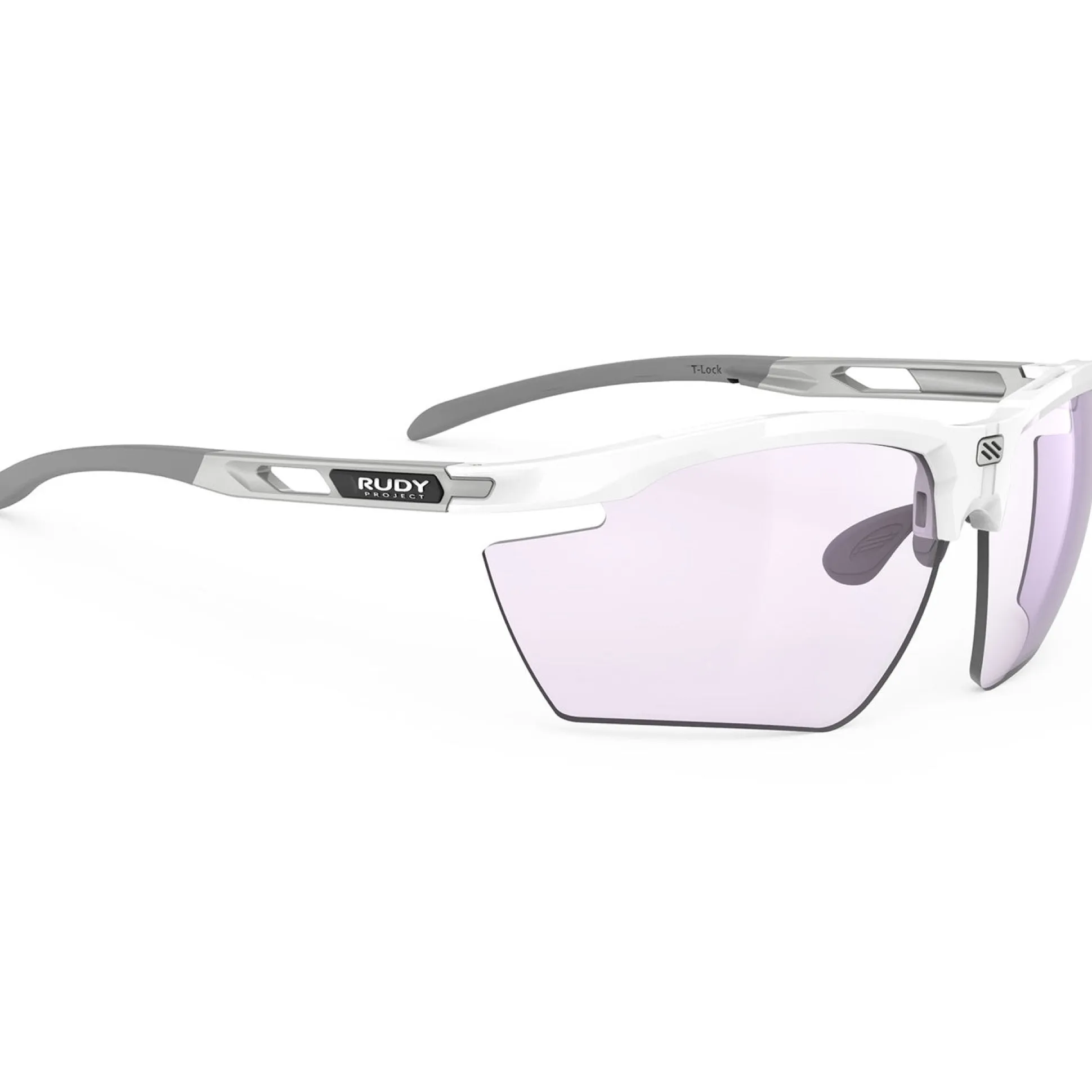 Occhiali Rudy Project Magnus - White Gloss ImpactX Purple