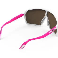 Occhiali Rudy Project Spinshield - White Pink Fluo Multilaser Red