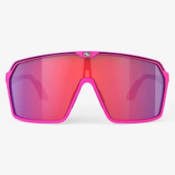 Occhiali Rudy Project Spinshield - Pink Fluo Black Matte Multilaser Red