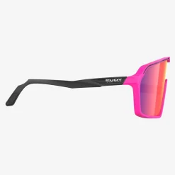 Occhiali Rudy Project Spinshield - Pink Fluo Black Matte Multilaser Red
