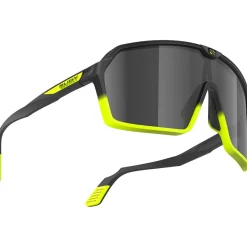 Occhiali Rudy Project Spinshield - Black fade yellow fluo smoke