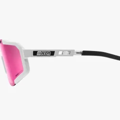 Occhiali Scicon Aeroscope - Bianco Multimirror rosa
