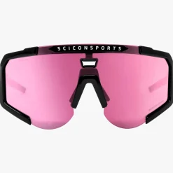 Occhiali Scicon Aeroscope - Nero Multimirror rosa