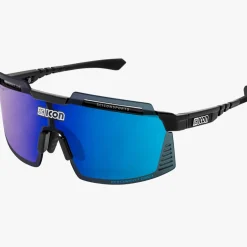 Occhiali Scicon Aerowatt Foza - Nero Multimirror blu