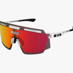 Occhiali Scicon Aerowatt Foza - Crystal Multimirror rosso