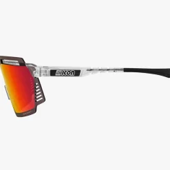 Occhiali Scicon Aerowatt Foza - Crystal Multimirror rosso