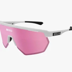 Occhiali Scicon Aerowing - Bianco trail verde