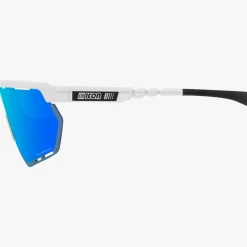 Occhiali Scicon Aerowing - Bianco multimirror blu