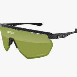 Occhiali Scicon Aerowing - Carbonio opaco trail verde