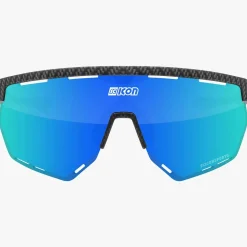 Occhiali Scicon Aerowing - Carbonio opaco multimirror blu
