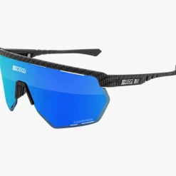 Occhiali Scicon Aerowing - Carbonio opaco multimirror blu