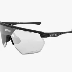 Occhiali Scicon Aerowing - Carbonio opaco photochromic silver