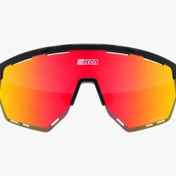 Occhiali Scicon Aerowing - Nero multimirror rosso