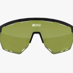 Occhiali Scicon Aerowing - Nero trail verde