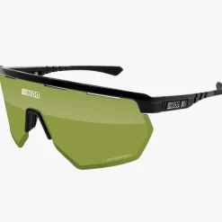 Occhiali Scicon Aerowing - Nero trail verde