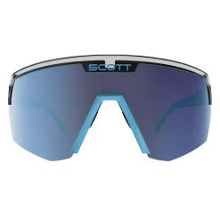 Occhiali Scott Sport Shield - Black Neon Blue Amp Beryl Blue Chrome