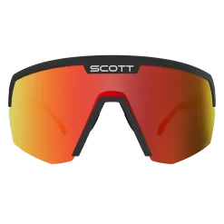 Occhiali Scott Sport Shield - Black Amp Red Chrome