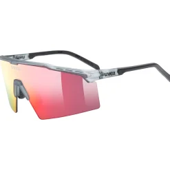 Occhiali Uvex Flowline - Smoke Matt Mirror Red