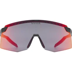 Occhiali Uvex Pace Stage - Black Matte Mirror Red