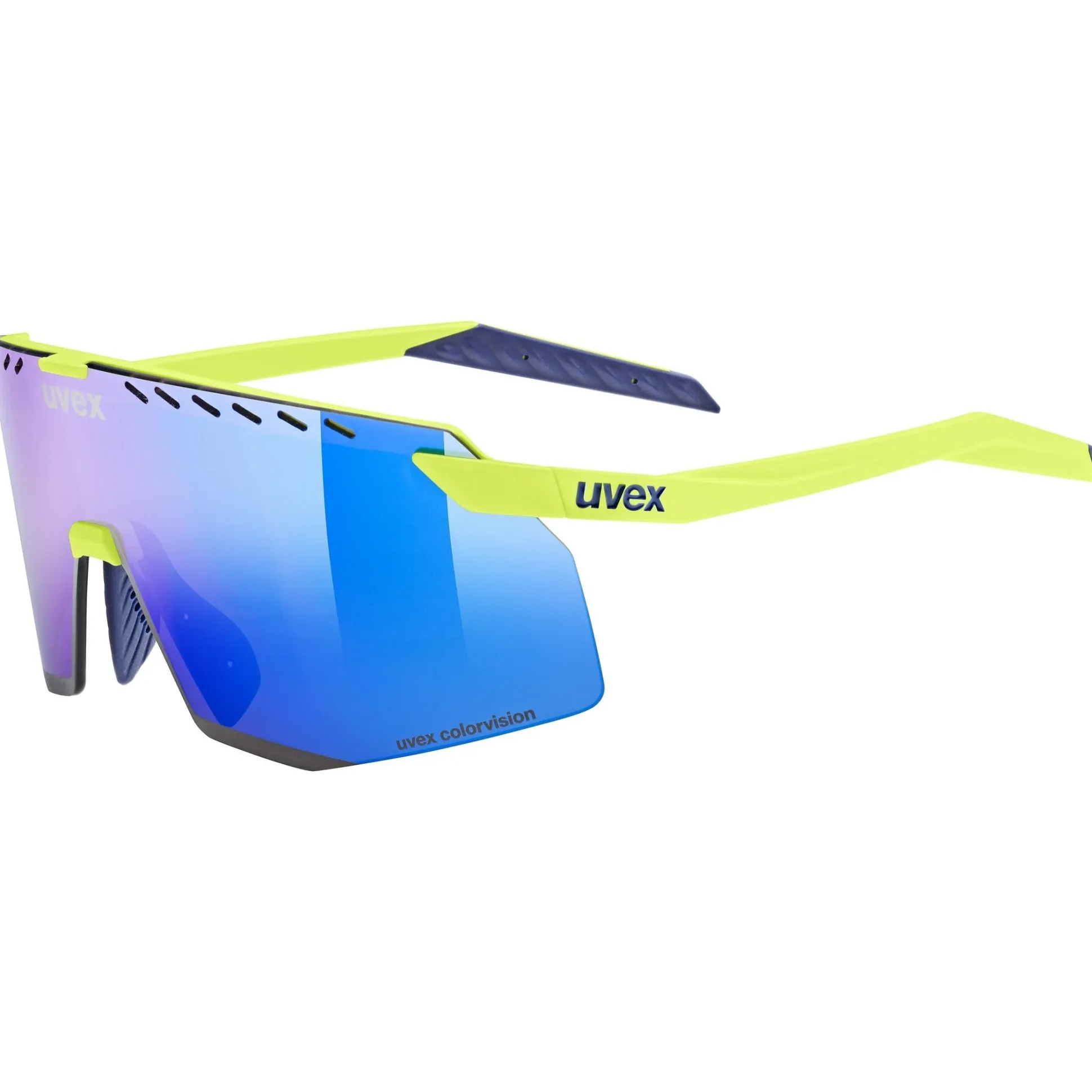 Occhiali Uvex Pace Stage CV - Yellow Matt Buzzy Blue