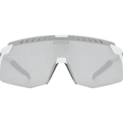 Occhiali Uvex Pace Stage S - White Matt Mirror Silver