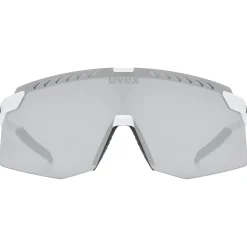 Occhiali Uvex Pace Stage - White Matt Mirror Silver