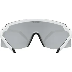 Occhiali Uvex Pace Stage - White Matt Mirror Silver