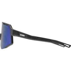 Occhiali Uvex Sequenze - Black Matte Mirror Green